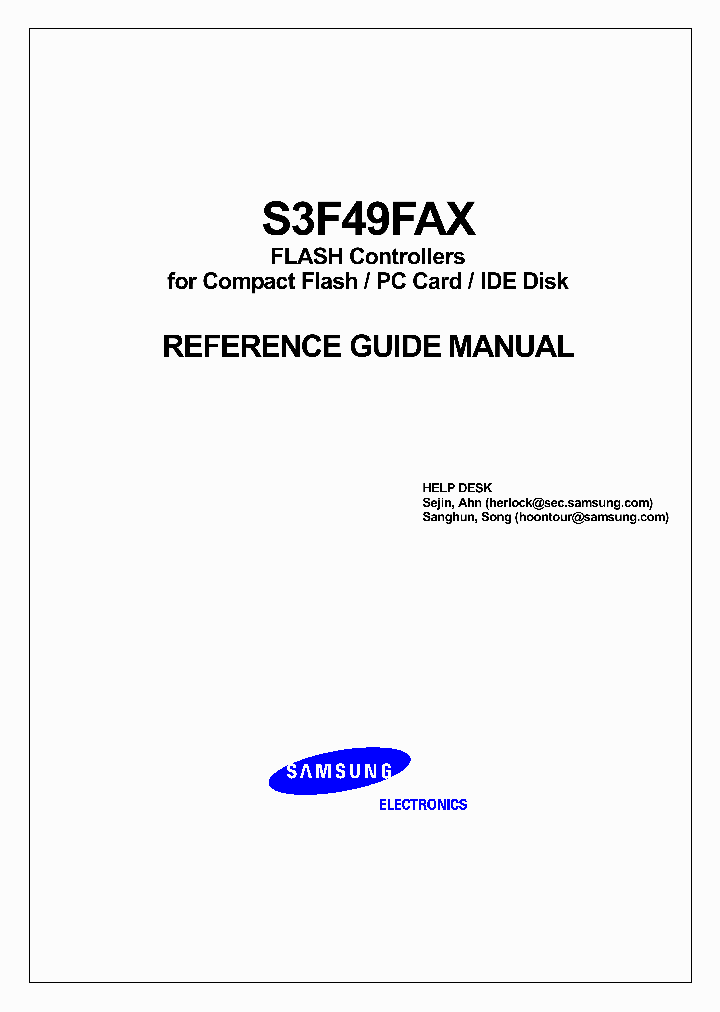S3F49FAX_1400762.PDF Datasheet