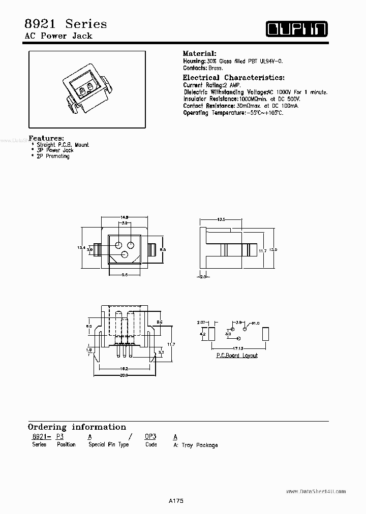 8921-P3_1176614.PDF Datasheet