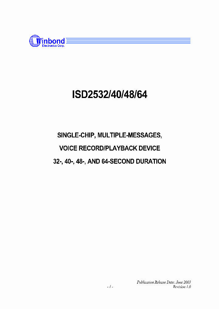 ISD2532_1229845.PDF Datasheet