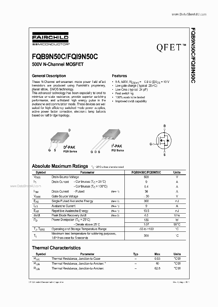 9N50C_1227896.PDF Datasheet