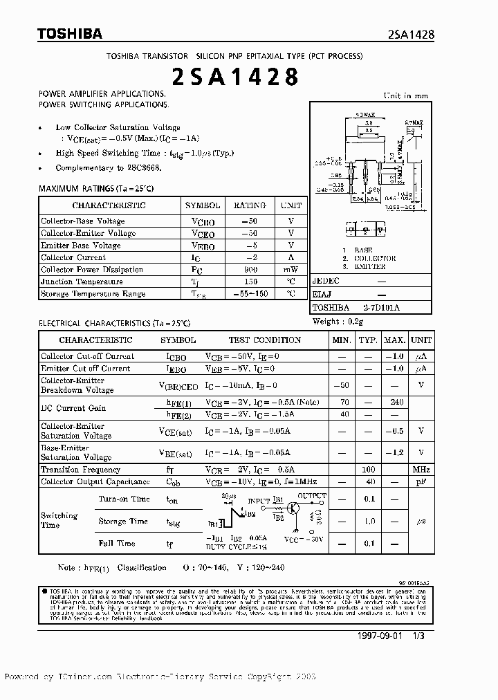 2SA1428Y_806275.PDF Datasheet