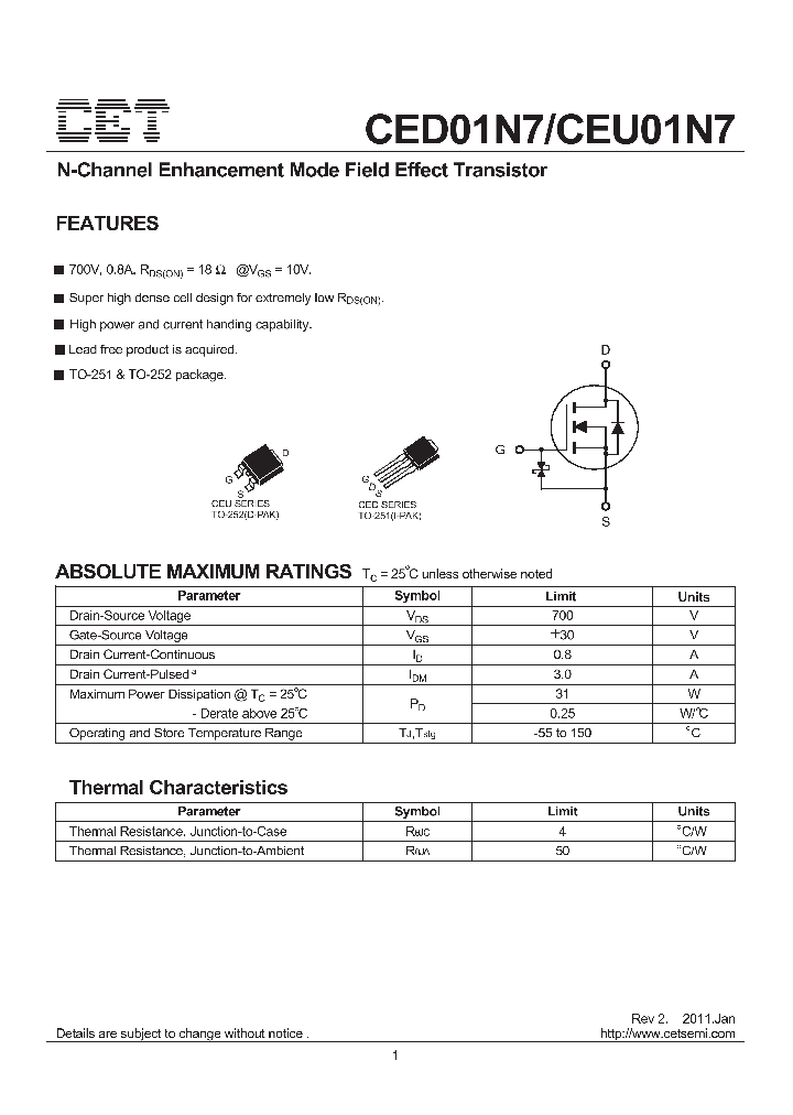 CEU01N7_1390209.PDF Datasheet