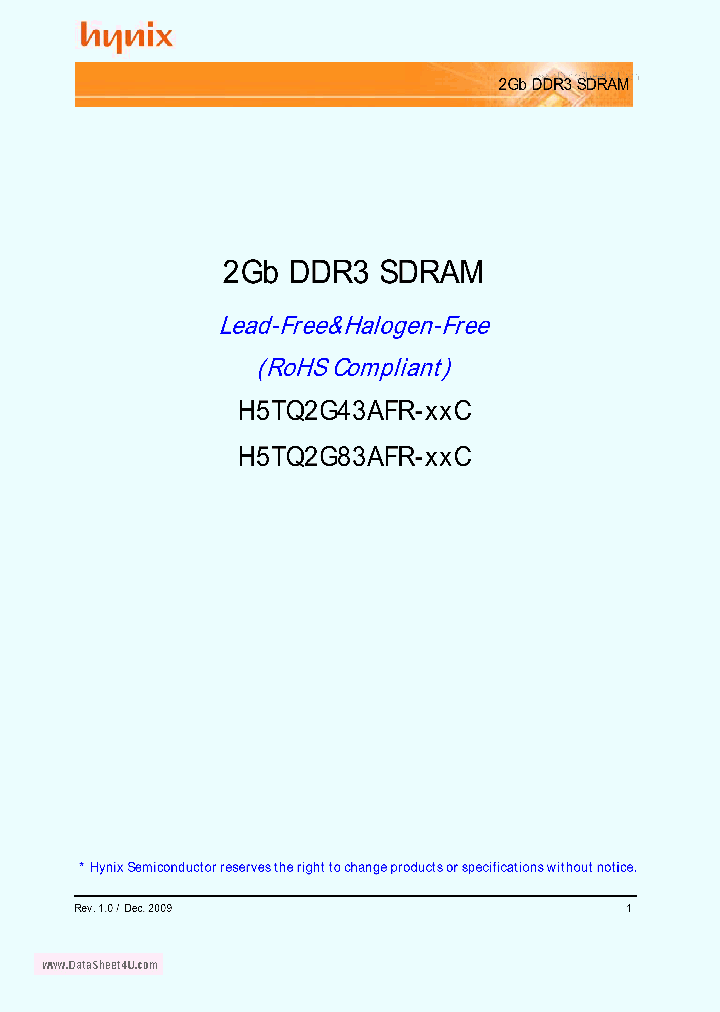 H5TQ2G43AFR-XXC_1245429.PDF Datasheet