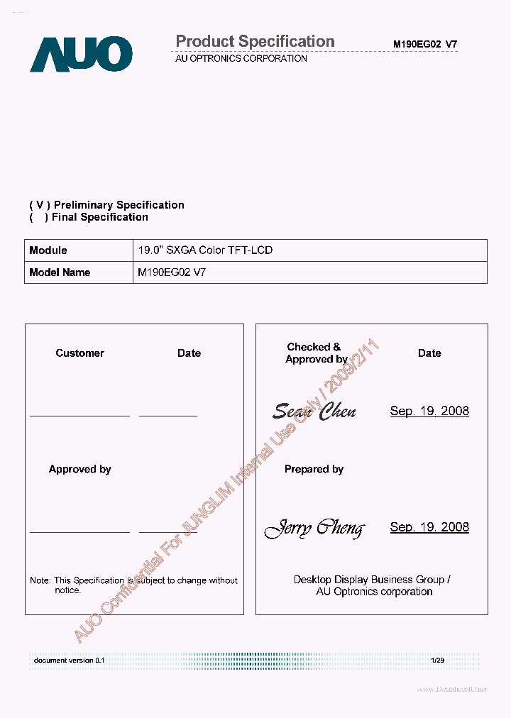 M190EG02V7_1222232.PDF Datasheet