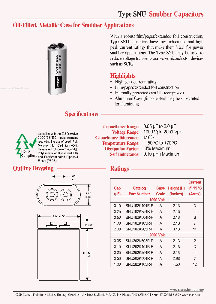 SNU_1252385.PDF Datasheet