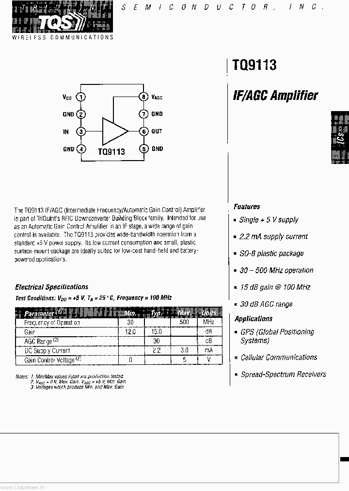 TQ9113_1257249.PDF Datasheet