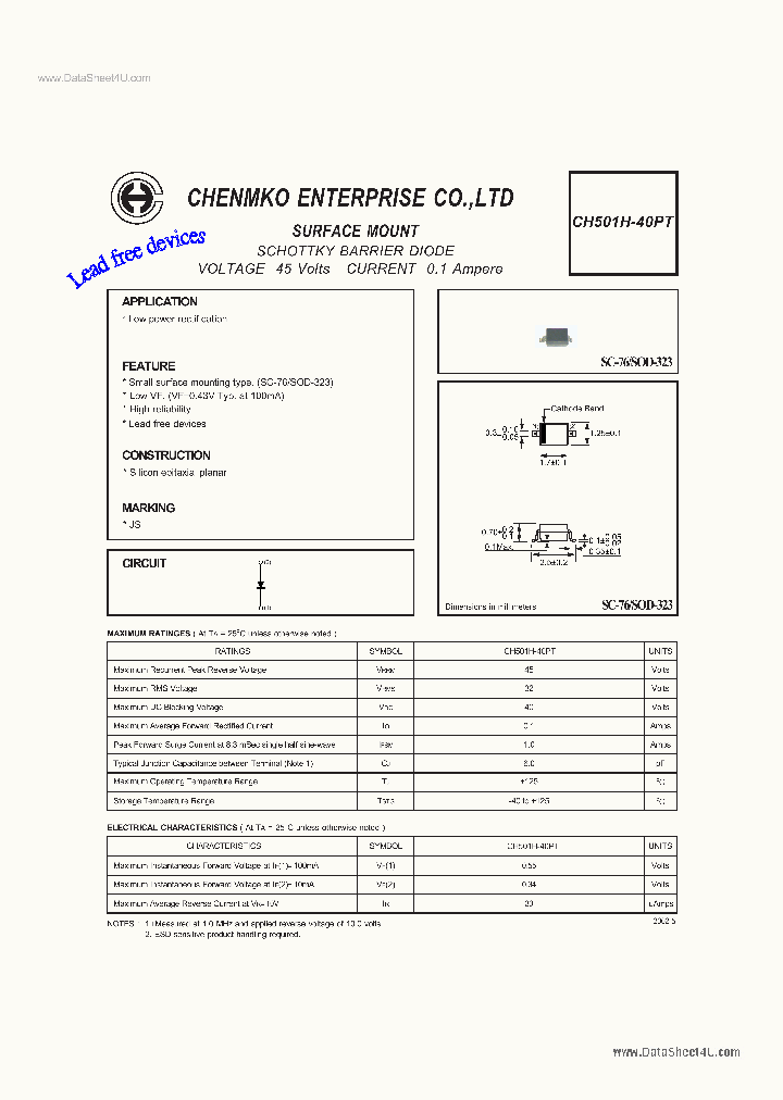 CH501H-40PT_1264963.PDF Datasheet