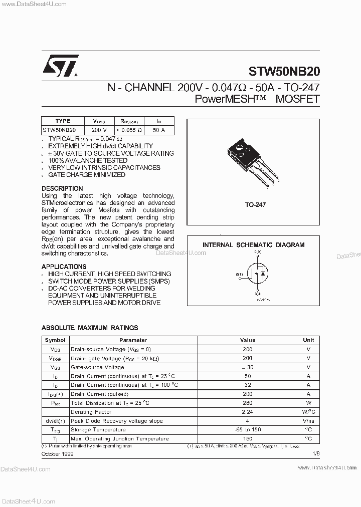 STW50NB20_1266920.PDF Datasheet