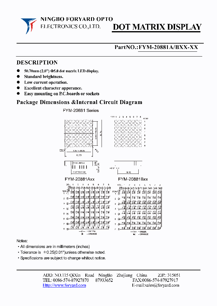 FYM-20881AXX-2_1419666.PDF Datasheet