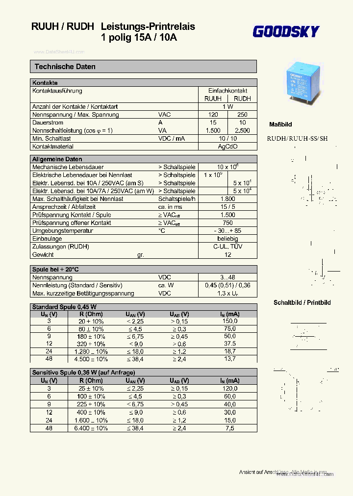 RUDH-SH-112D_1318213.PDF Datasheet