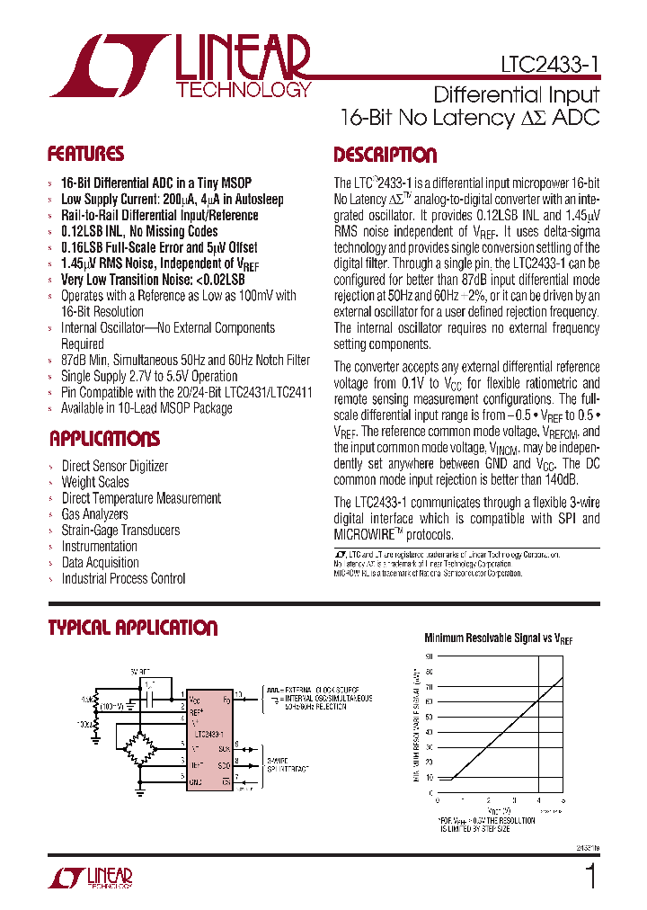 LTC2433-1IMS_1426053.PDF Datasheet