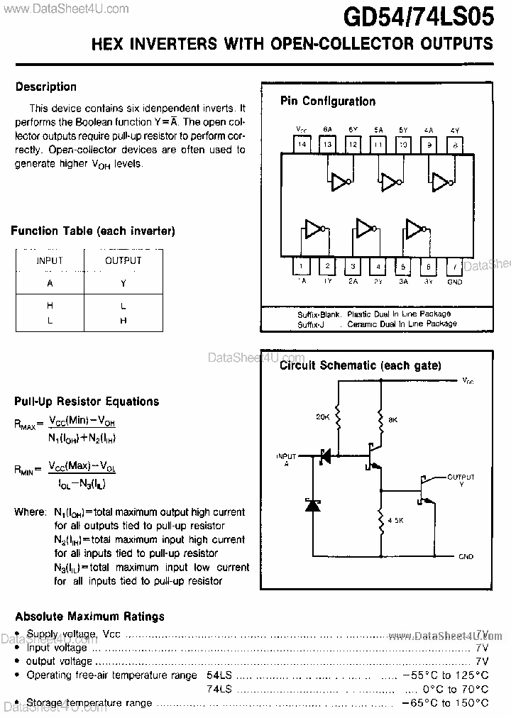 GD74LS05_1364719.PDF Datasheet