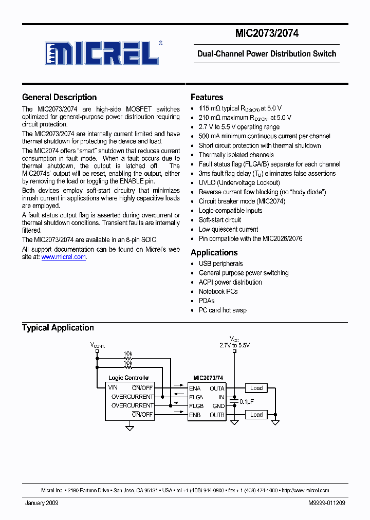 MIC2073-2YM_1427490.PDF Datasheet