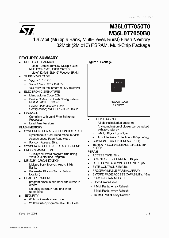 M36L0T7050B0_1379402.PDF Datasheet