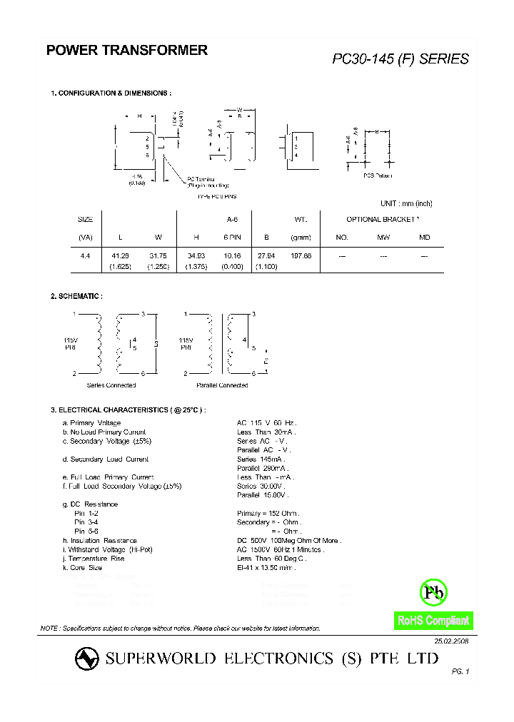 PC30-145_1440833.PDF Datasheet