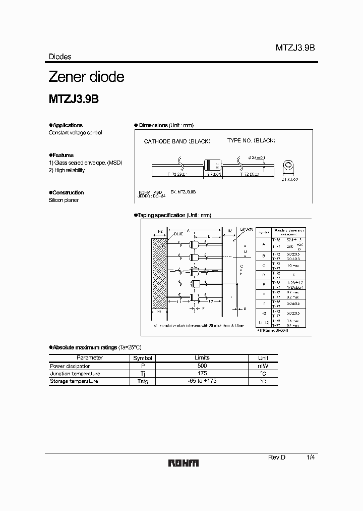 MTZJ39B1_1439712.PDF Datasheet