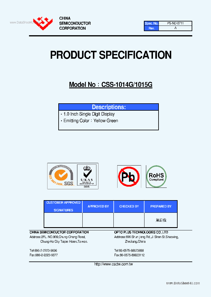 CSS-1014G_1410013.PDF Datasheet