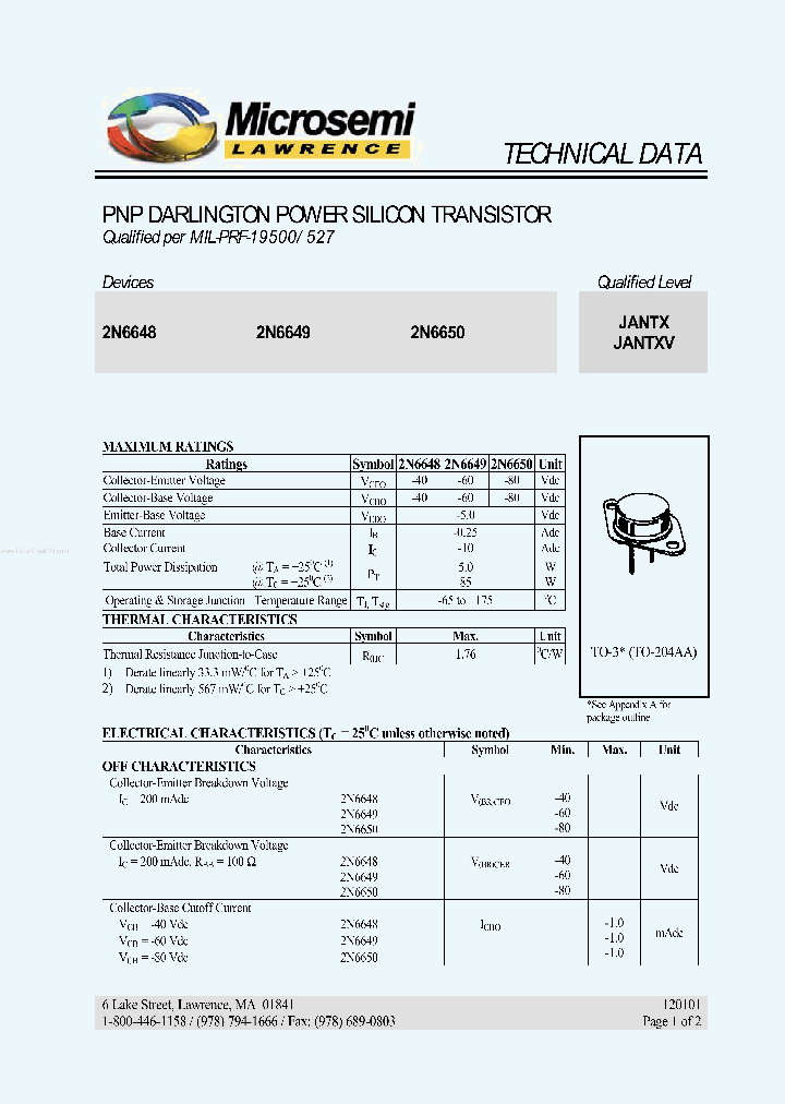 2N6648_1413555.PDF Datasheet