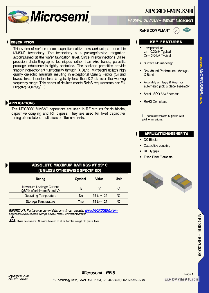 MPC8010_1417593.PDF Datasheet