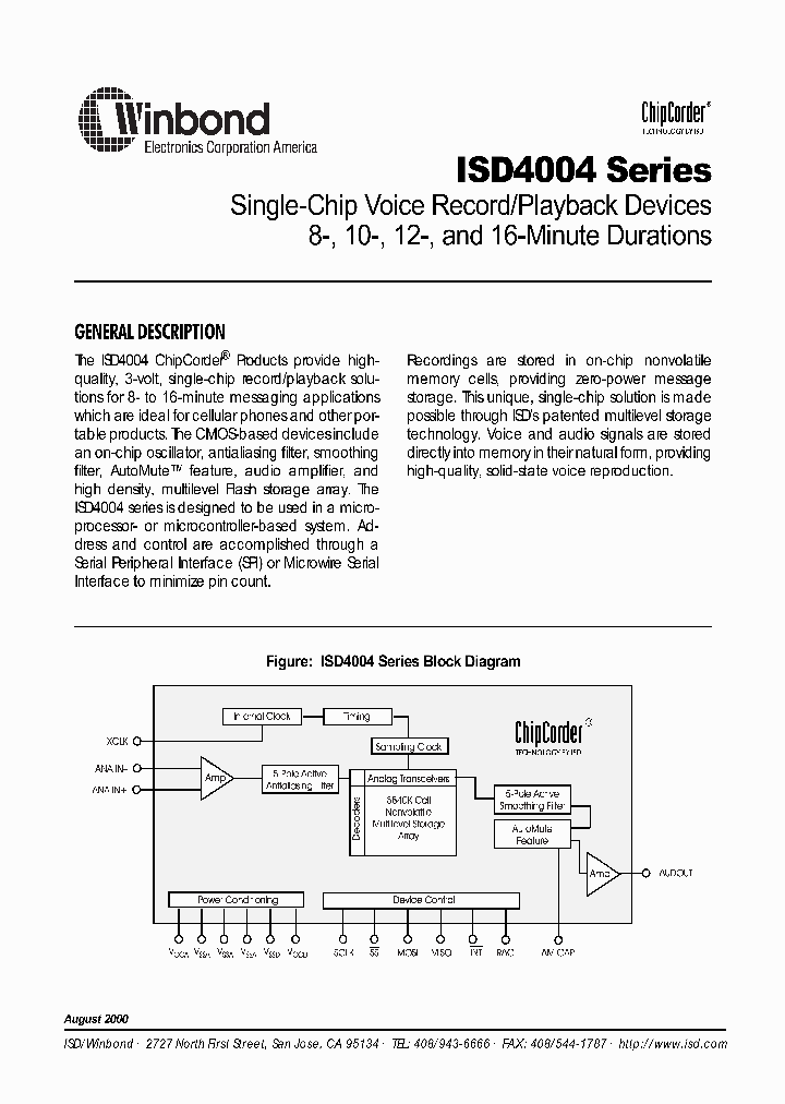 ISD4004_825574.PDF Datasheet