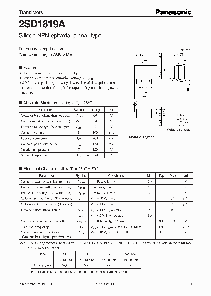 2SD1819A_1484303.PDF Datasheet