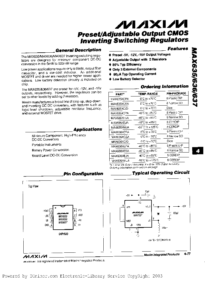 MAX637BCD_841086.PDF Datasheet