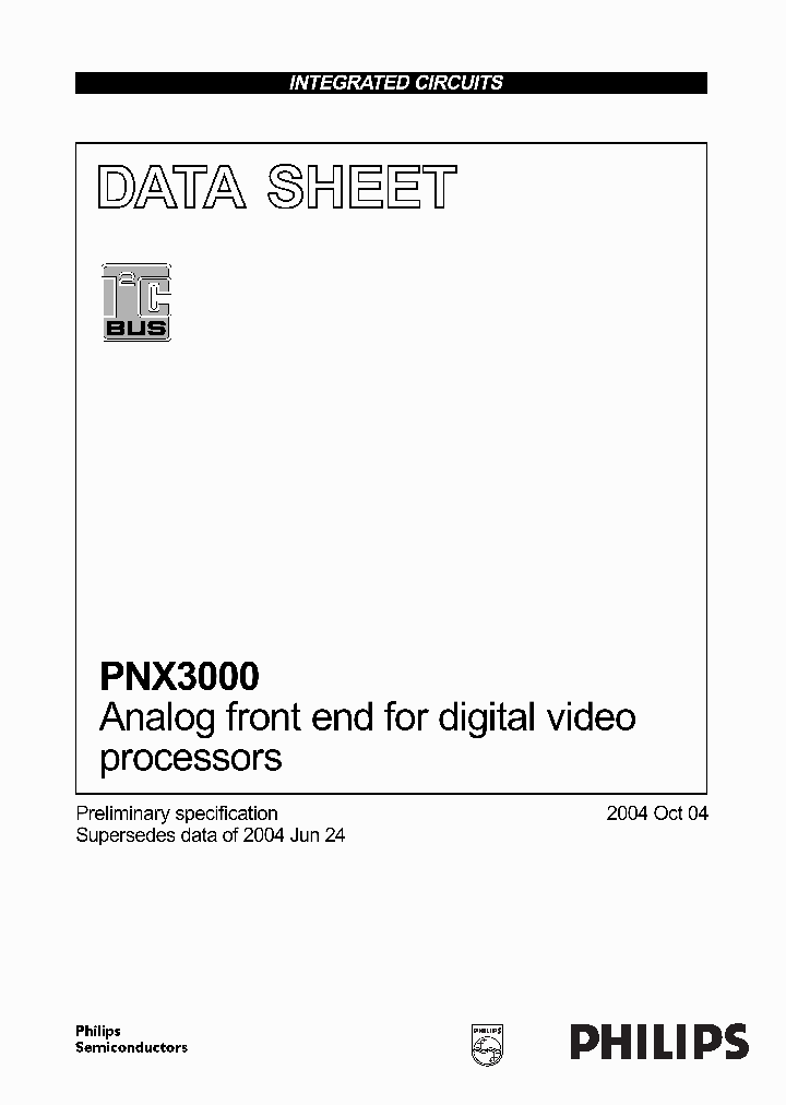 PNX3000HLN2_1489755.PDF Datasheet
