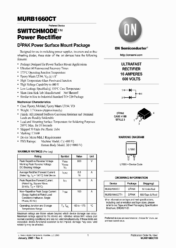 MURB1660CTT4_1524772.PDF Datasheet