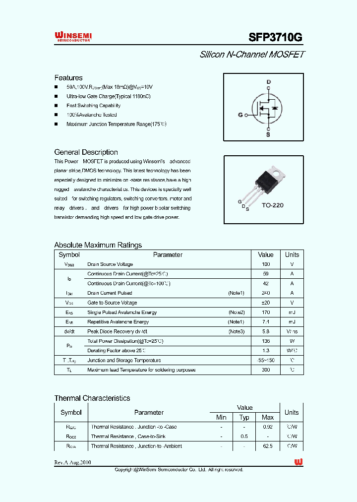 SFP3710G_1526940.PDF Datasheet