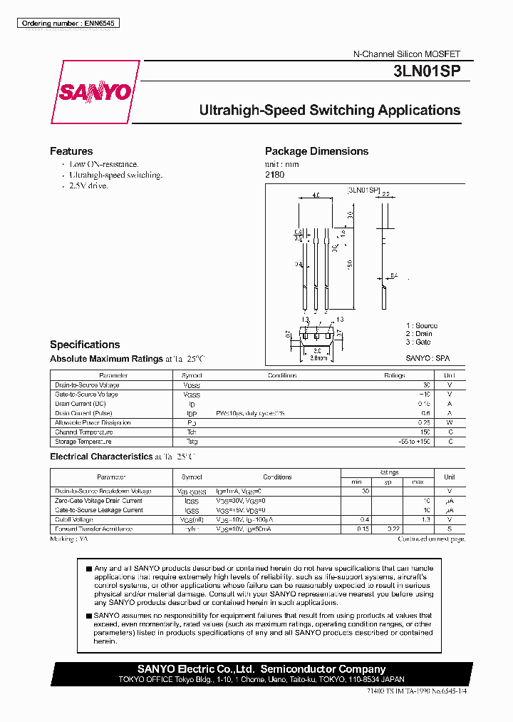 3LN01SP_1529905.PDF Datasheet