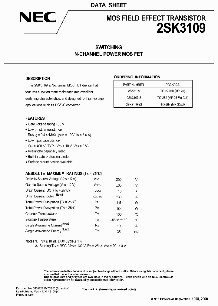 2SK3109-Z_1530376.PDF Datasheet
