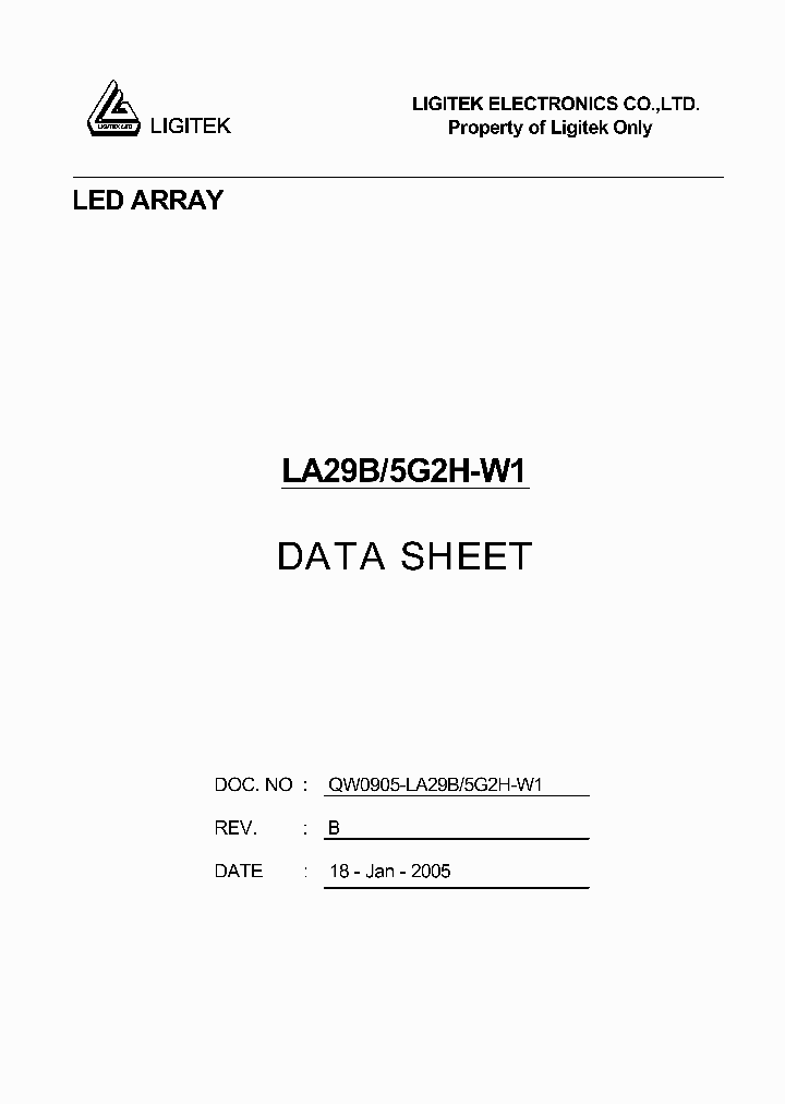 LA29B-5G2H-W1_1539785.PDF Datasheet
