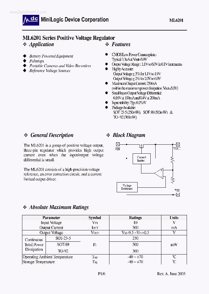 ML6201_1545734.PDF Datasheet