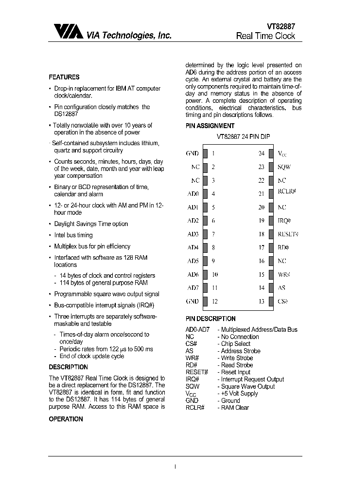 VT82887_1549723.PDF Datasheet