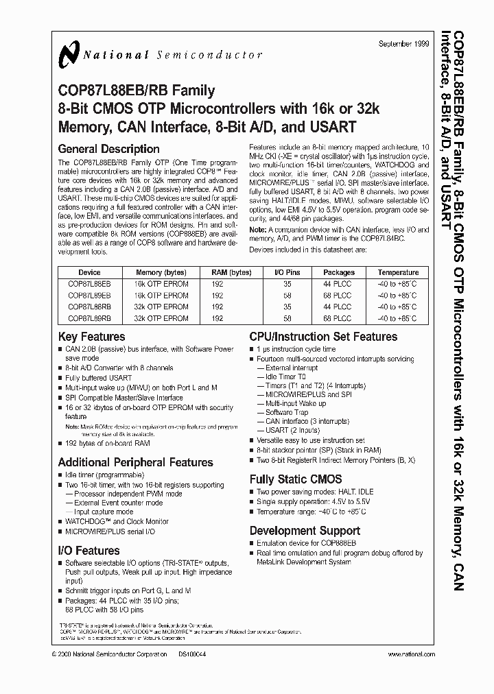 COP87L89EBV-XE_879896.PDF Datasheet