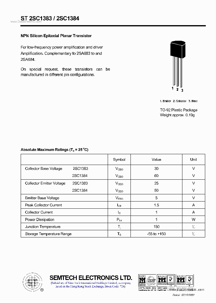 ST2SC1383_1576302.PDF Datasheet