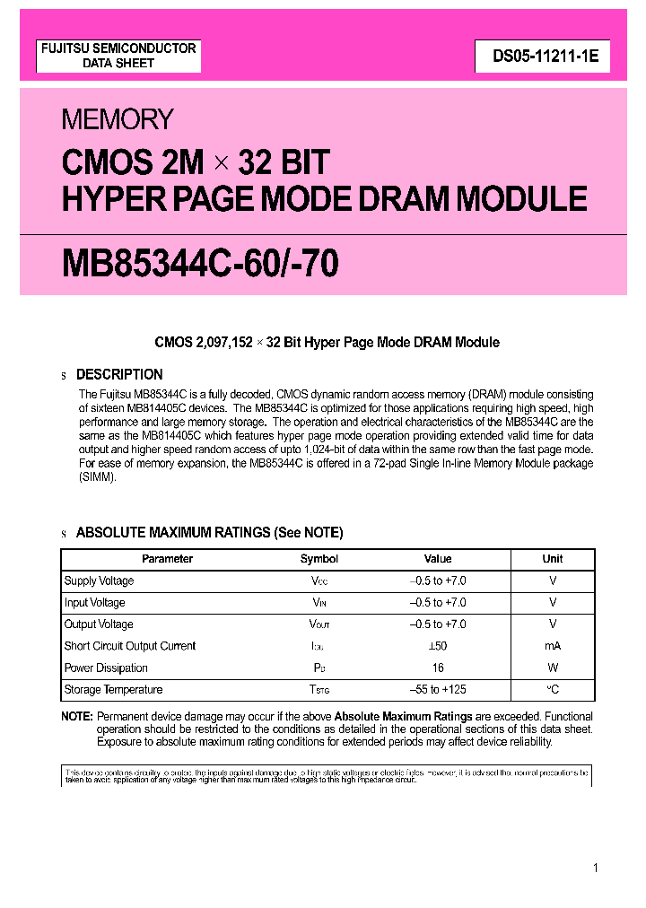 MB85344C-70_931459.PDF Datasheet