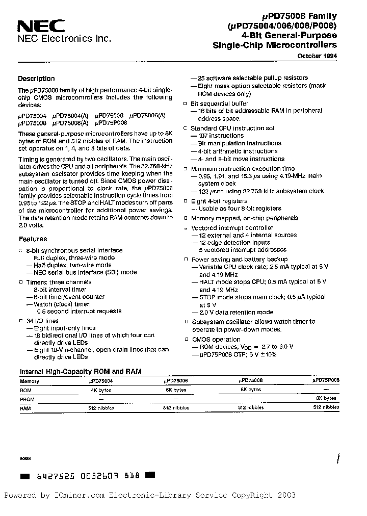 UPD75P008CU_927439.PDF Datasheet