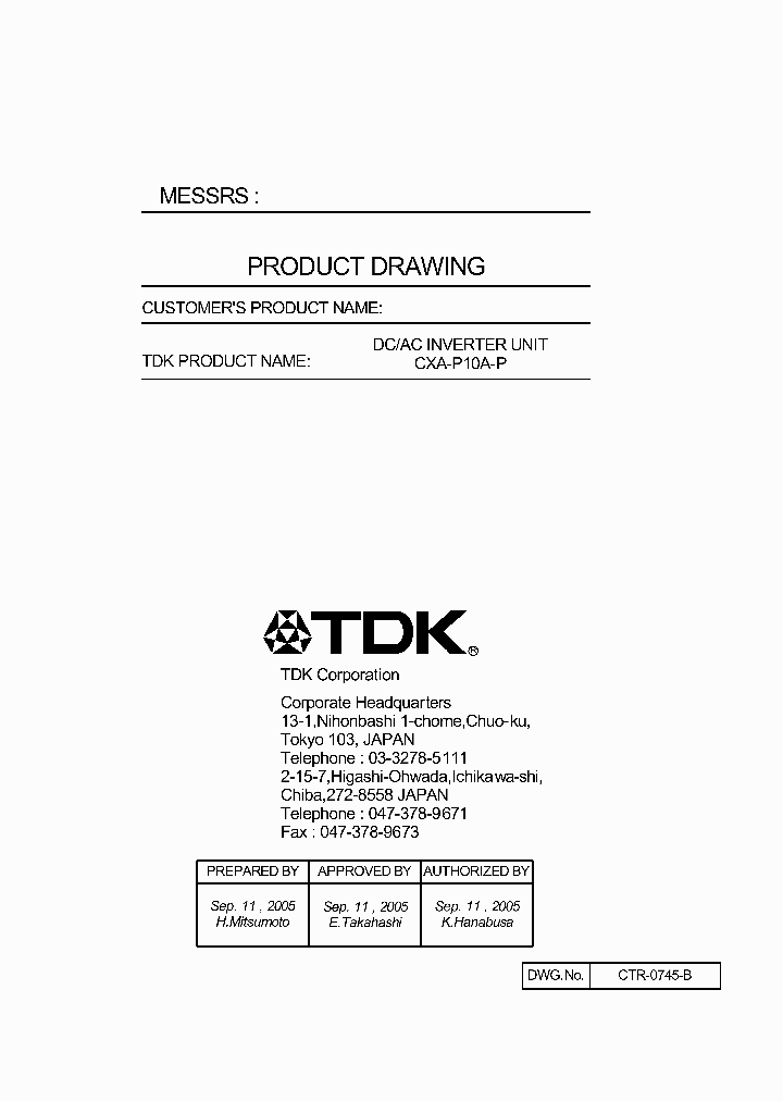 CXA-P10M-P_993027.PDF Datasheet