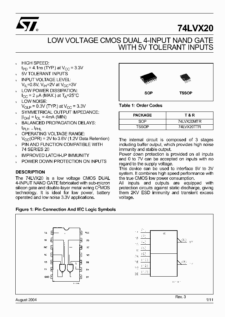 74LVX20_1609278.PDF Datasheet