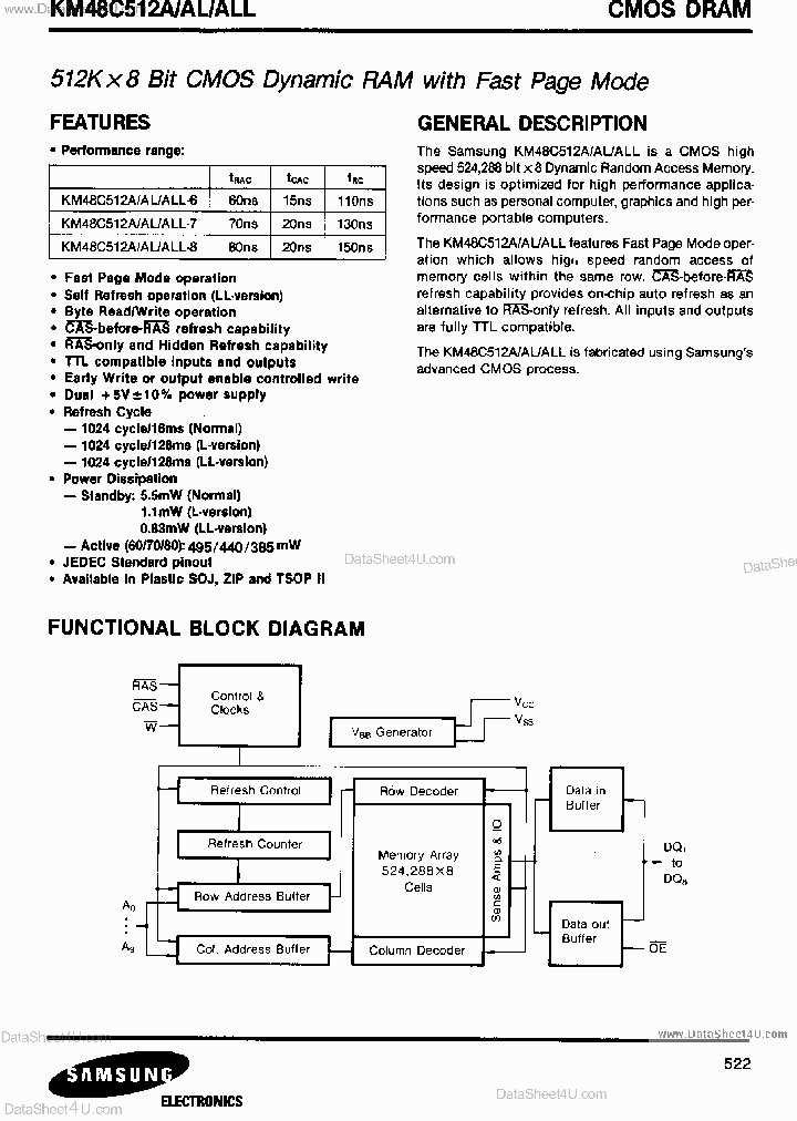 KM48C512A_1610861.PDF Datasheet