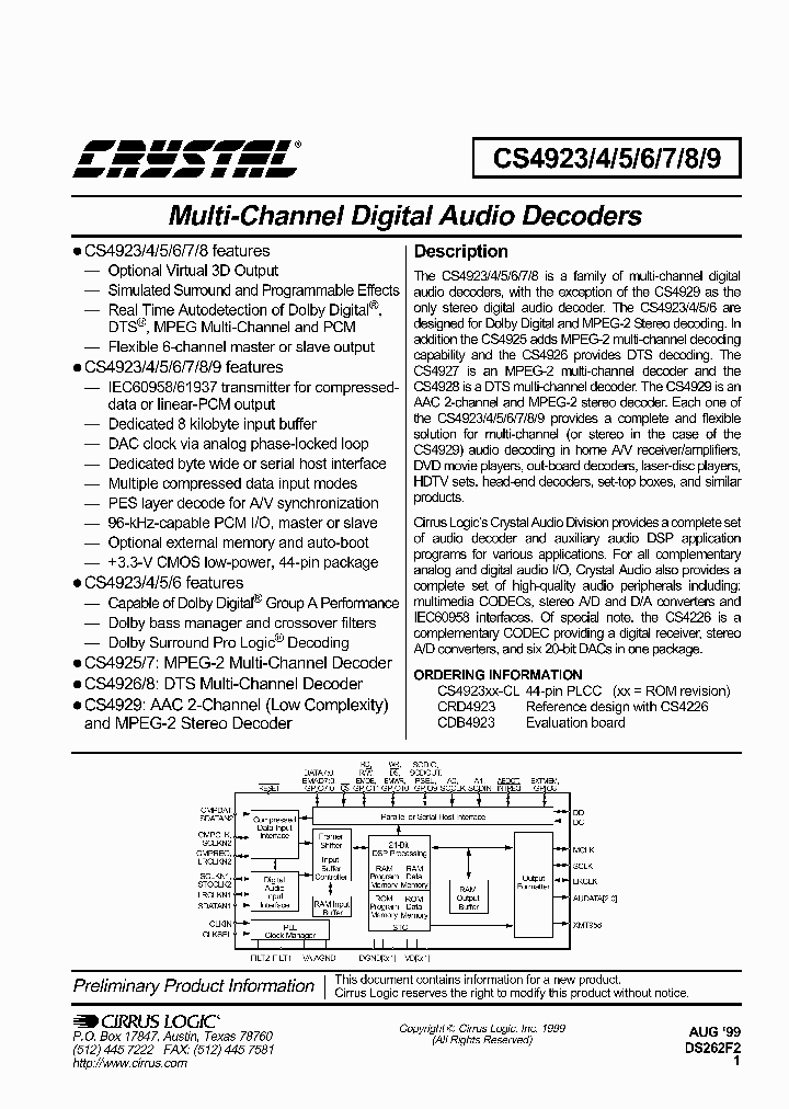 CS492405-CL_999233.PDF Datasheet