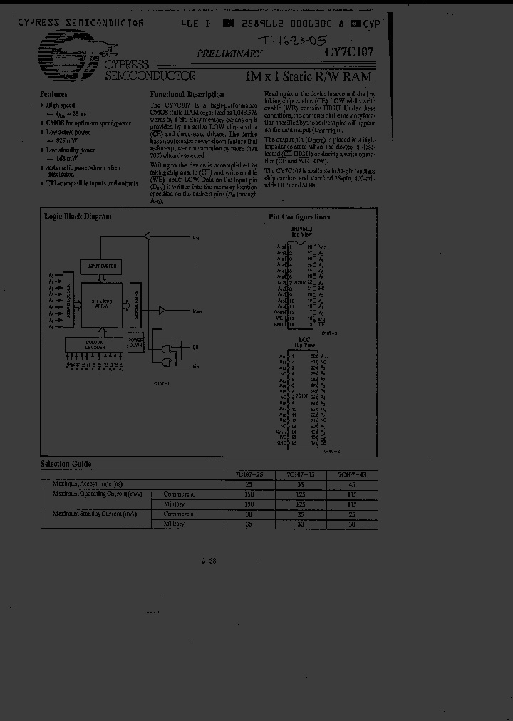 CY7C107-35PC_1002809.PDF Datasheet