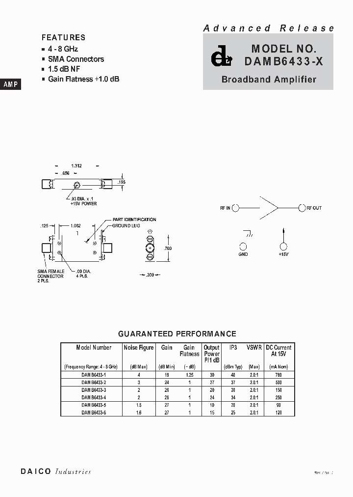 DAMB6433-X_1627118.PDF Datasheet