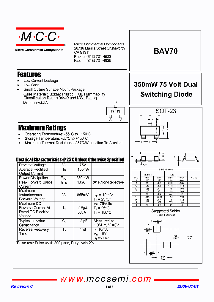 BAV70-TP_1003188.PDF Datasheet