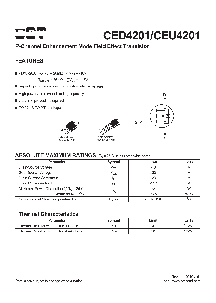 CEU4201_1648635.PDF Datasheet