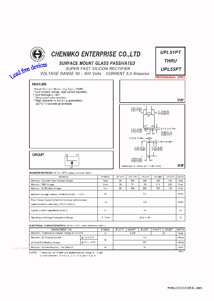 UPL51PT_1644738.PDF Datasheet
