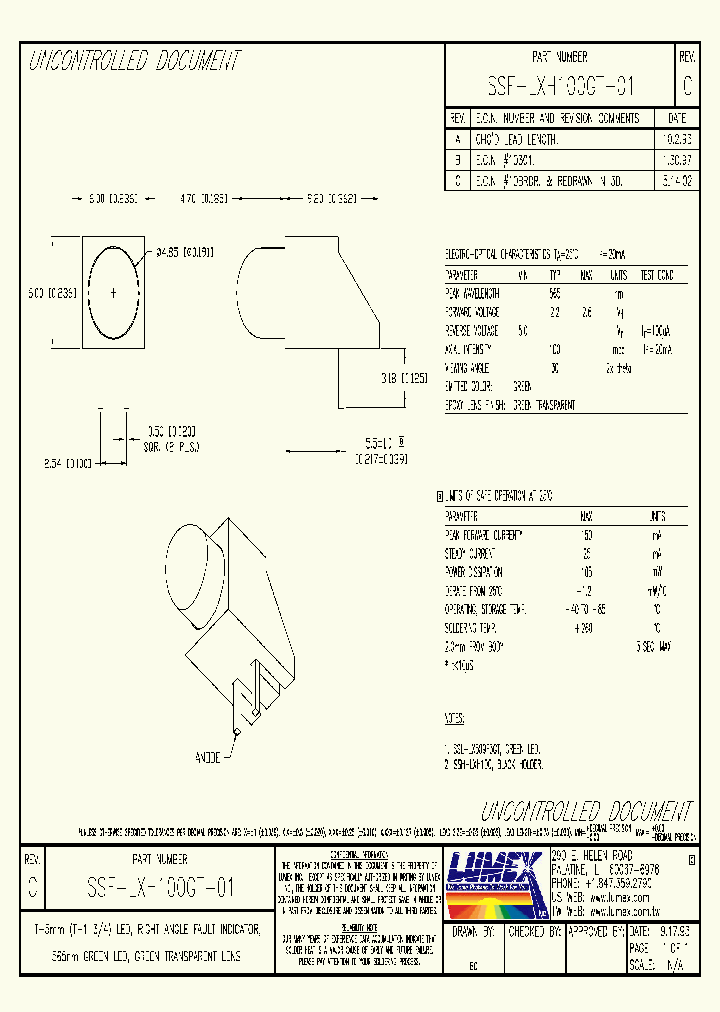 SSF-LXH100GT-01_1049761.PDF Datasheet