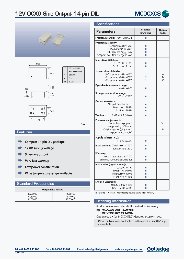 MCOCXOSAR1_1073792.PDF Datasheet
