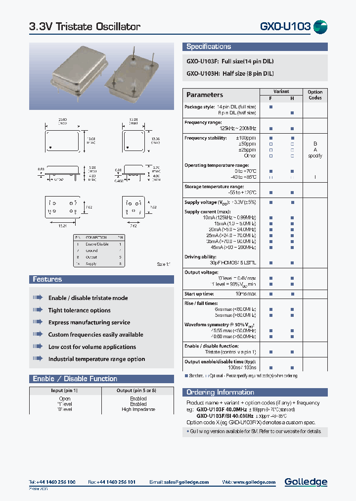 GXO-U103F_1093111.PDF Datasheet